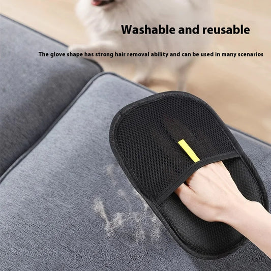 Pet Hair Remover Glove – Dual-Sided Deshedding Mitt for Dogs, Cats & Rabbits